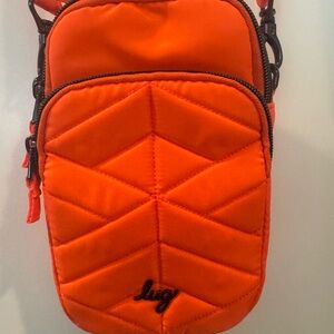 Lug Orange Crossbody Bag